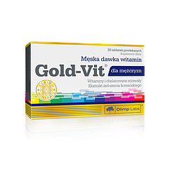 Вітаміни для чоловіків Olimp Gold-Vit For Men (30 таб) олімп