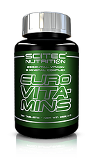 Комплекс вітамінів Scitec Nutrition Euro Vita-Mins (120 таб) Скайтек