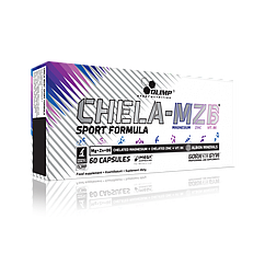 Цинк магній Б6 Olimp Chela MZB Sport Formula (60 капс) олімп