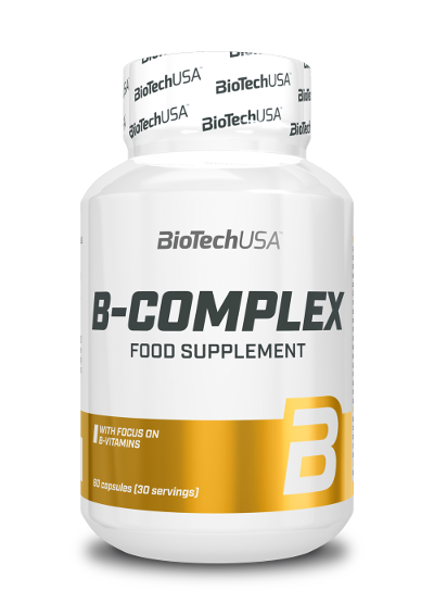 Комплекс вітамінів групи Б BioTech Vitamin B-complex (60 таб) біотеч