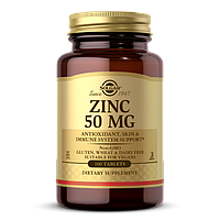 Цинк Solgar Zinc 50 mg (100 таб) солгар