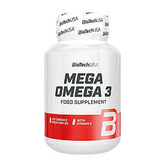 Мега Омега 3 BioTech Mega Omega 3 (90 капс) риб'ячий жир біотеч