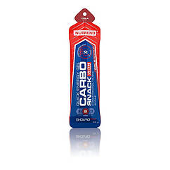 Енергетик карбо вуглеводи Nutrend Carbo Snack with caffeine (55 г) Нутренд blue raspberry