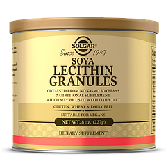 Соєвий Лецитин в гранулах, Soya Lecithin Granules, Solgar, 227 гр.