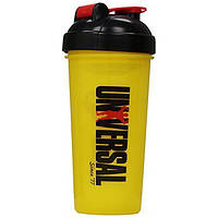 Shaker with metal ball - 700ml yellow