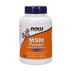 Метілсульфонілметан МСМ Now Foods MSM Powder (227 г) нау фудс unflavored