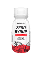 Низкокалорийный сироп без сахара BioTech Zero Syrup (320 мл) Клубника