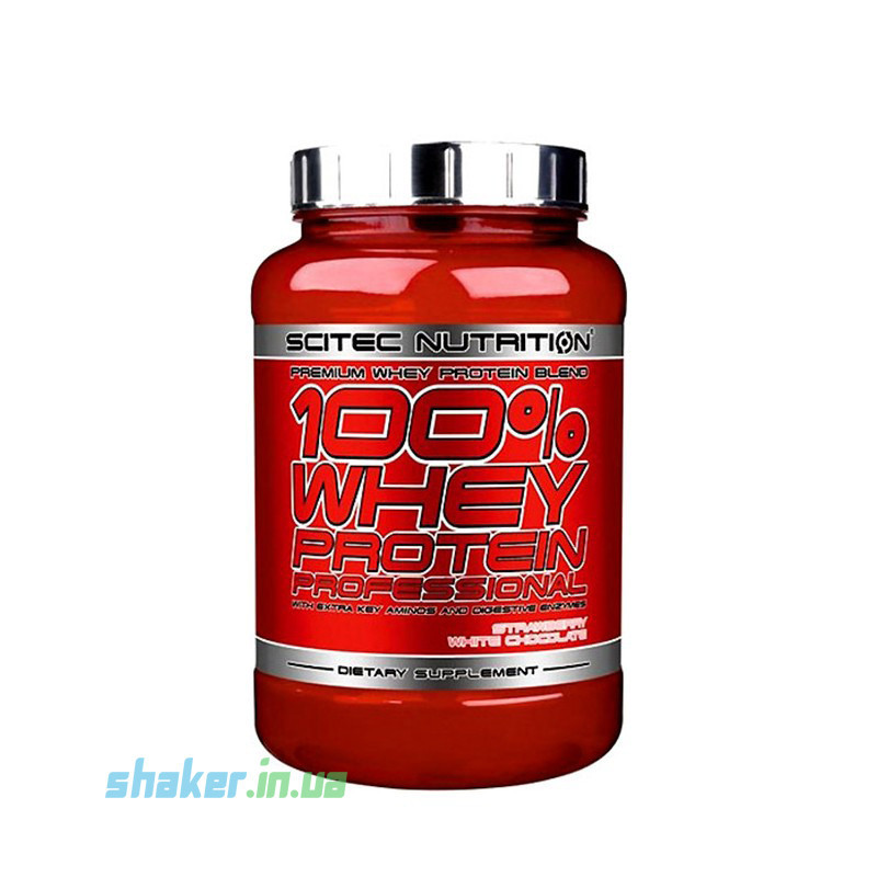 Сироватковий протеїн концентрат Scitec Nutrition 100% Whey Protein Professional (920 г) Скайтек вей banana