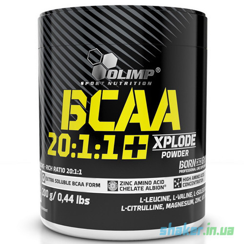 БЦАА Olimp BCAA 20: 1: 1 Xplode Powder (200 г) олімп іксплод pear