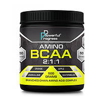 БЦАА Powerful Progress Amino BCAA 2:1:1 (500 г) поверфул прогресс pineapple