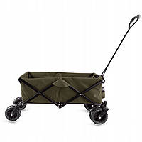 Складаний туристичний садовий візок HIGHER green (80 кг / 90 л)