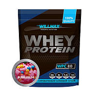 Сывороточный протеин концентрат Willmax Whey Protein 80 (1 кг) вилмакс вей ананас-кокос