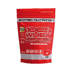 Сироватковий протеїн концентрат Scitec Nutrition 100% Whey Protein Professional (500 г) Скайтек вей strawberry