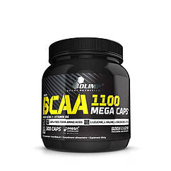 БЦАА Olimp BCAA Mega Caps 1100 (300 капсул) олімп мега капс