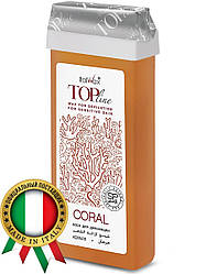Віск у картриджі для депіляції ItalWax Top Line Coral (Корал)