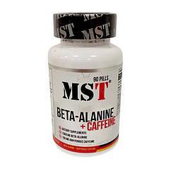 Бета аланін MST Beta-Alanine + caffeine (90 капсул) МСТ