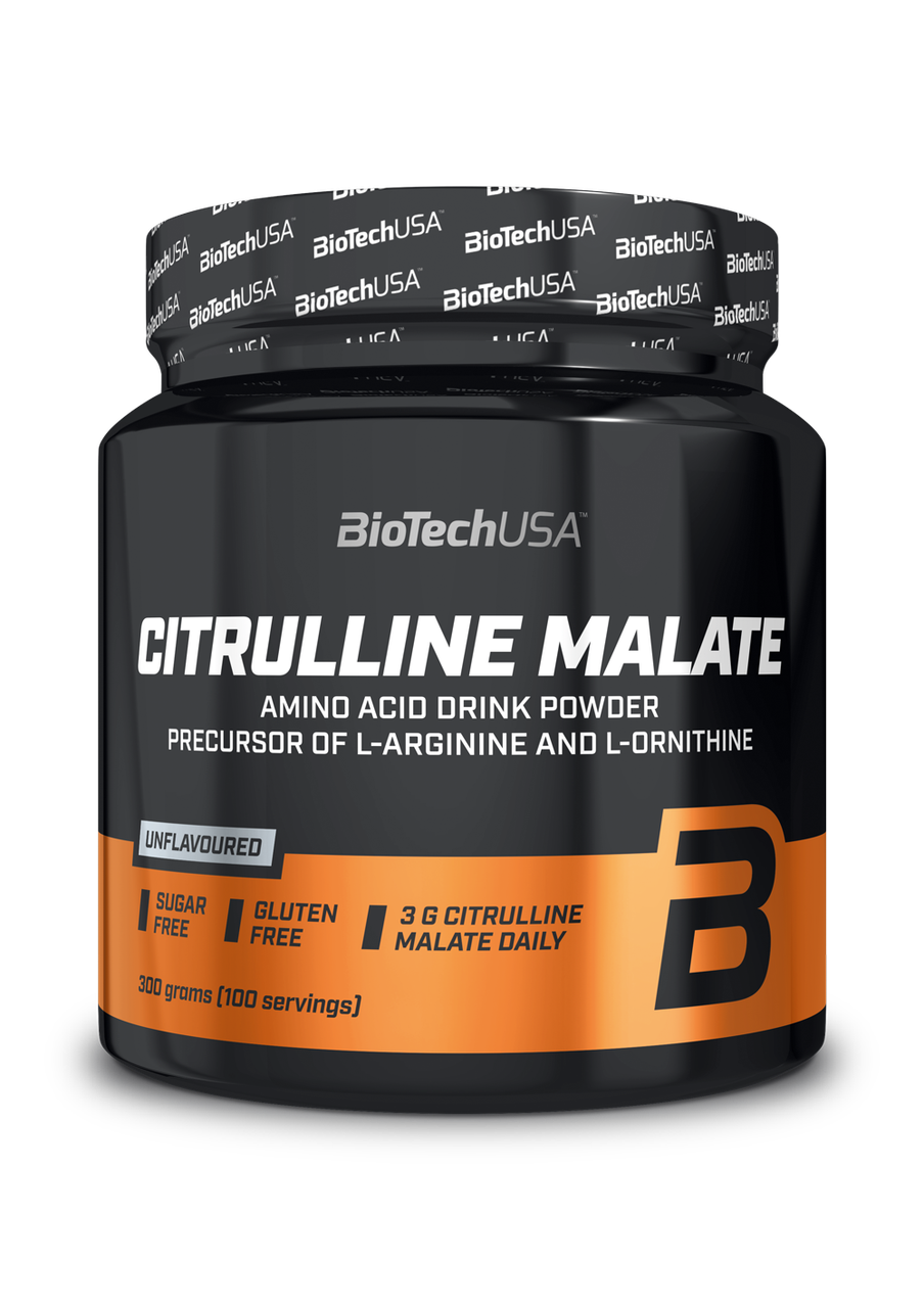 Л-Цитруллин малат BioTech Citrulline Malate (300 г) біотеч unflavored