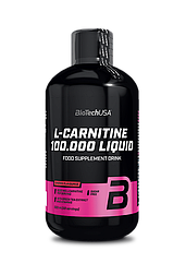 Л-карнітин BioTech L-Carnitine 100 000 (500 мл) біотеч яблуко