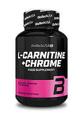 Л-карнітин + хром BioTech L-Carnitine + Chrome (60 капс) біотеч