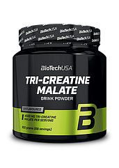 Три креатин малат BioTech Tri-Creatine Malate (300 г) біотеч без смаку