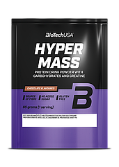 Гейнер для набору маси BioTech Hyper Mass (65 г) біотеч гіпер мас полуниця