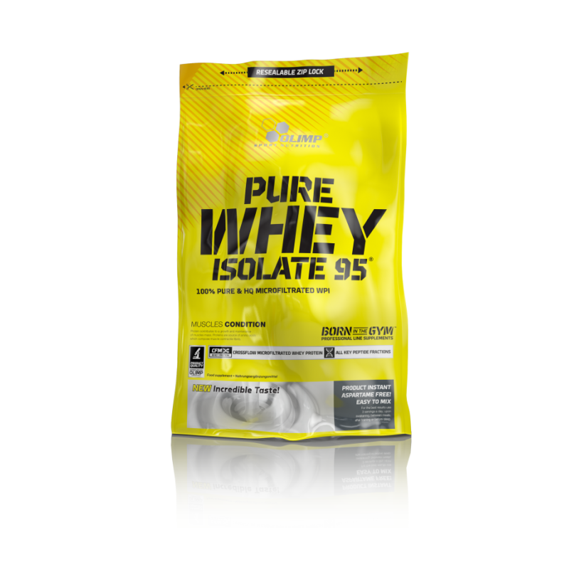 Сироватковий протеїн ізолят Olimp Pure Whey Isolate 95 (600 г) олімп пур вей peanut butter