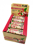 Протеиновые батончики Vale Fitness Plan Muesli Bar 30 x 30 грамм Вишня клюква