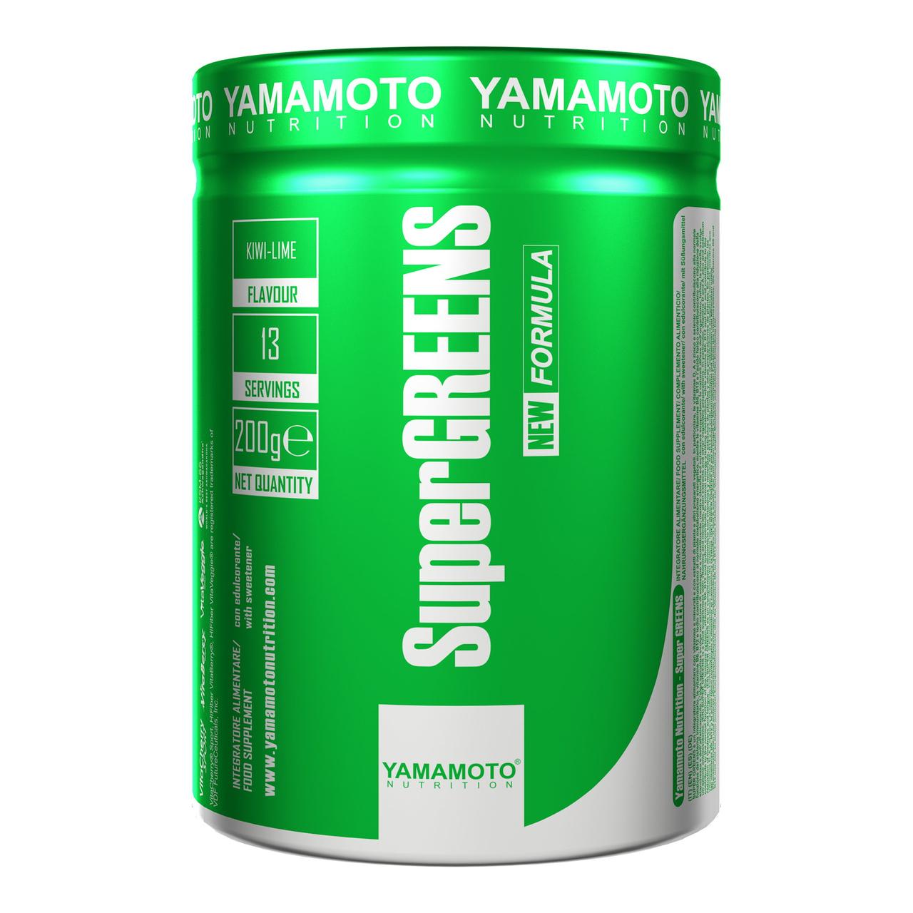 Комплекс витаминов и минералов Yamamoto nutrition Super GREENS 200 грамм Мята лайм - фото 1 - id-p1441296117