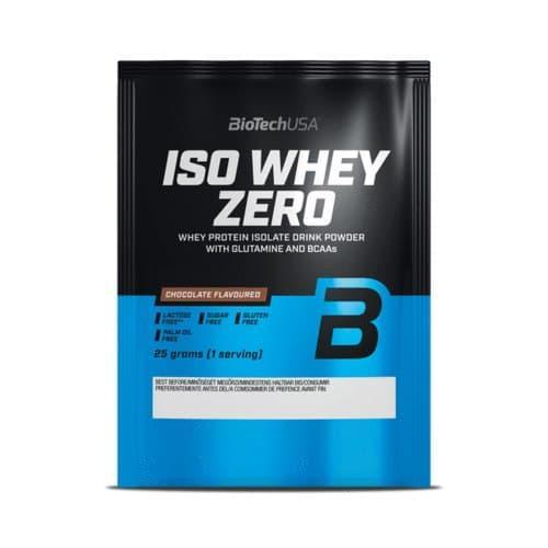 Сироватковий протеїн ізолят BioTech Iso Whey Zero (25 г) біотеч з вей зеро vanilla