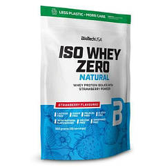 Сироватковий протеїн ізолят BioTech Iso Whey Zero Natural (500 г) біотеч з вей зеро Vanilla Cinnamon