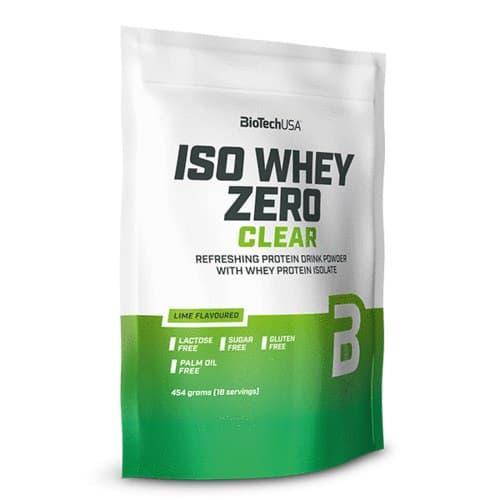 Сироватковий протеїн ізолят BioTech Iso Whey Zero Clear (454 г) біотеч з вей зеро Lime, фото 1