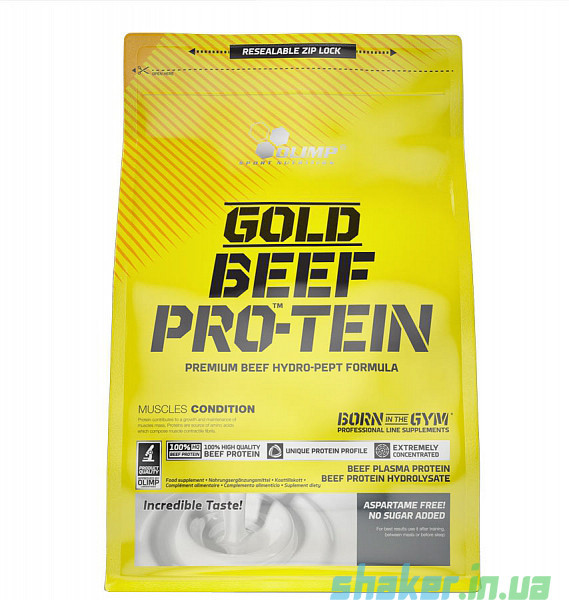 Яловичий протеїн Olimp Gold BEEF Pro-Tein (700 г) олімп голд биф полуниця