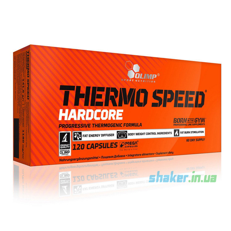 Жиросжигатель Olimp Thermo Speed Hardcore (120 капс) олімп термо спід