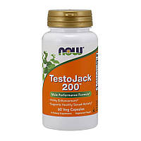 Бустер тестостерона Now Foods Testo Jack 200 (60 капс) нау фудс тесто джек
