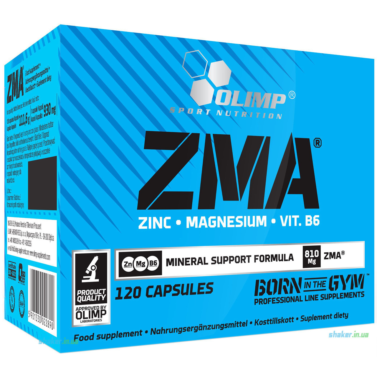 Бустер тестостерона Olimp ZMA (120 капс) ЗМА олімп