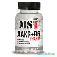 L-аргинин альфа-кетоглютарат MST AAKG+B6 Pharm (120 капс) аакг мст