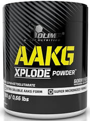 L-аргінін альфа-кетоглютарат Olimp AAKG Xplode (300 г) ААКГ олімп orange