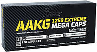 L-аргинин альфа-кетоглютарат Olimp AAKG 1250 Extreme Mega Caps (120 капс) аакг олимп