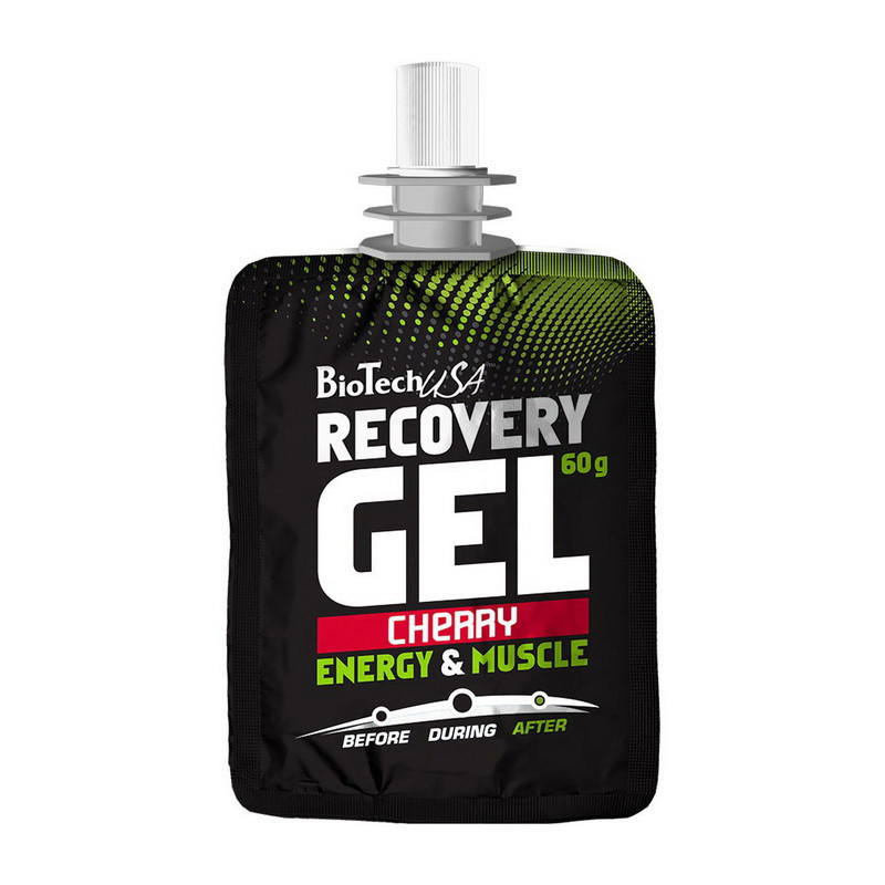 Предтренік BioTech Recovery Gel (60 г) біотеч cherry