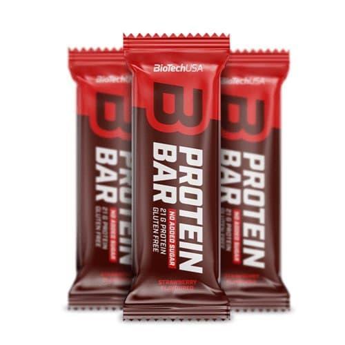 Протеїновий батончик BioTech Protein Bar (70 г) біотеч strawberry