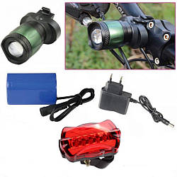 Ліхтарик на велосипед акумуляторний BL-108 / Велосипедний ліхтар