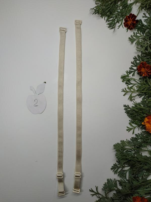 Бретелі бежеві. тілесні змінні для бюстгальтера 2, фото 1