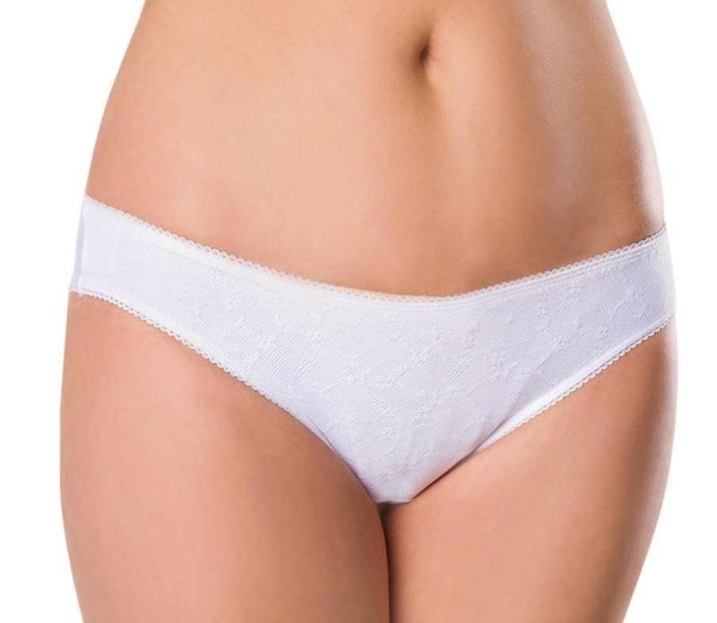 Трусики для майбутніх мам з бавовни колір айворі, фото 1