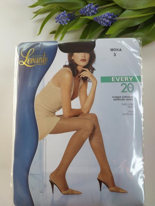 Класичні жіночі колготки levante every 20den 4 лондра-темно сірі, фото 1