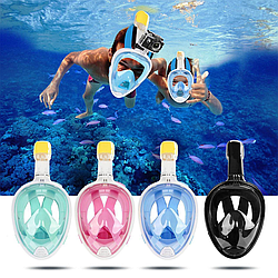 Маска для плавання Free Easy breath / Панорамна маска для снорклінга L / XL