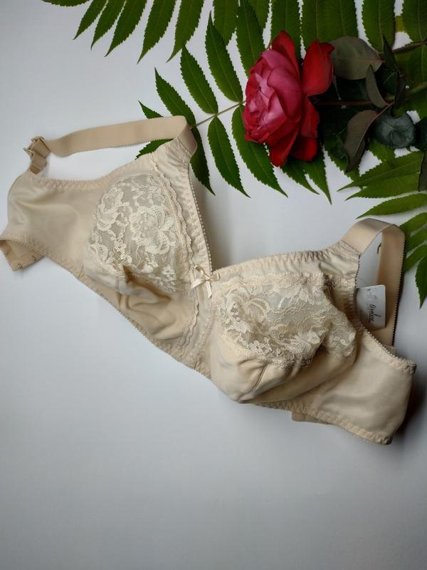 Класичний бежевий без каркасів бюстгальтер 661430 білорусь avеline авелін, фото 1