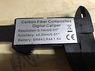 Штангельциркуль електронний цифровий пластиковий без глибиноміра 150 мм 0,1 мм, фото 3
