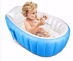 Надувна ванночка (синя) Intime Baby Bath Tub use Надувний басейн select Ванна для купання дитини