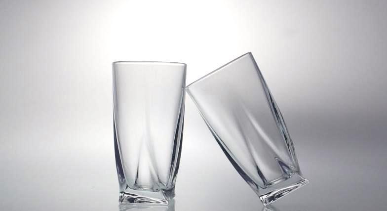 Набір склянок  для води та сока  високих Bohemia Quadro 350 мл 6 шт ( 2К936/99А44/350 )