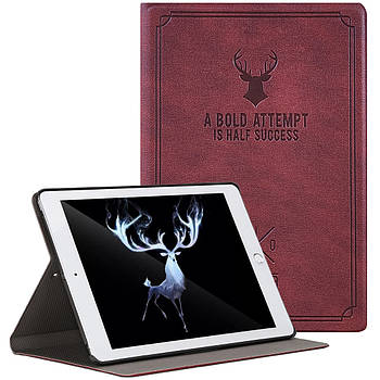 Чохол-книжка Deer Case для Apple iPad Mini 1 / 2 / 3 (Wake / Sleep) Wine Red